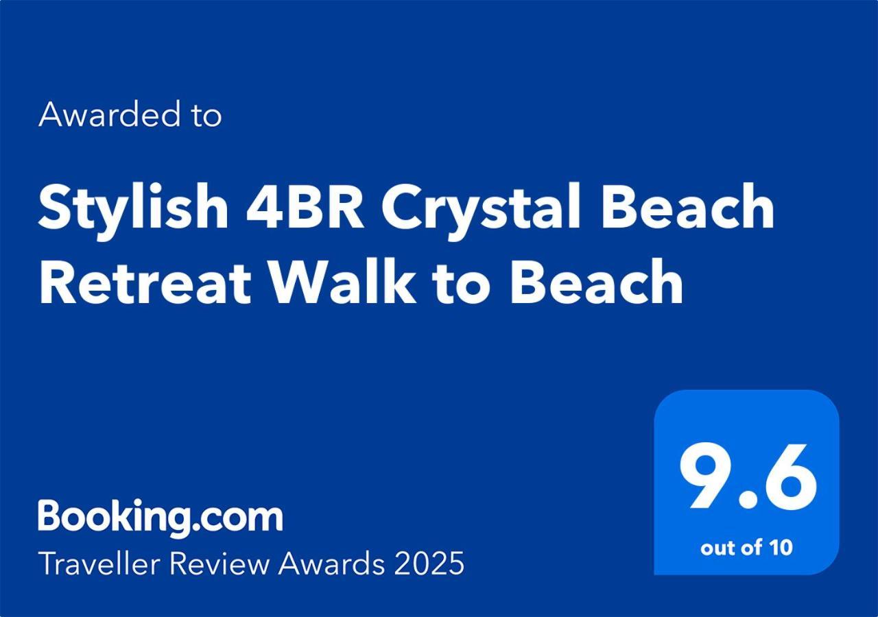 Stylish 4Br Crystal Beach Retreat Walk To Beach Bolivar Peninsula Exterior photo